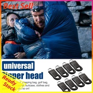 8pcs Replacement Zipper Pull Metal Zipper Slider Clothing Zip Broken Buckle Fix