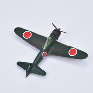 A6M5 1/72 Scale Zero Aircraft Metal Model Airplane (Including Base) Home Placement Collection and De