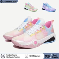 COSSLER Men's Basketball Sneakers Spike Running Shoes For Men High Cut Casual Anti-slip Rubber Shoes