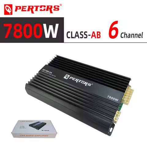 Car Audio Amplifer Power 6 Channel Amplifier QPERTORS QP-680.6A Six Channel Amplifer