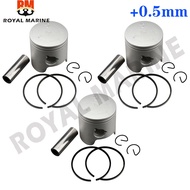 6K5-11636-03 6K5-11636-03-00 Piston ( 0.50)  6K5-11601-22-00 piston ring ( 0.5mm) for yamah 60HP 6K5