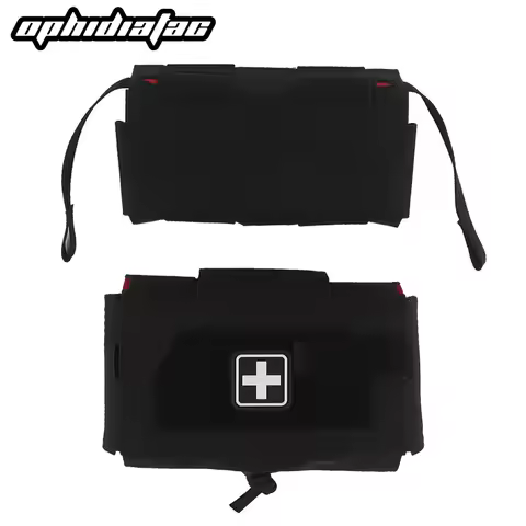 OPHIDIANTAC Compact Trauma Kit MOLLE Quick First Aid Bag Survival two-piece System Med Roll Carrier 
