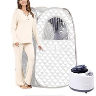 [mojotorw7] Portable Steam Sauna Personal Home SPA Oxford Cloth 1-99 Min Timer Waterproof Home Quick