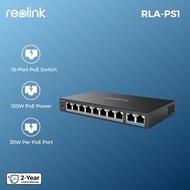 Reolink RLA-PS1 PoE Switch with 8 PoE Ports 2 Gigabit Uplink Ports 120W Ethernet Switch