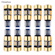 Fitow Car T10 12V LED Signal Light Amber Light Position Parking City Lights T10 168 194 2825 W5W 19S