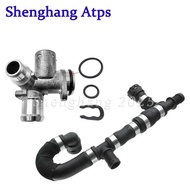 Heater Pipe Cooling Pipe 4F0819375B 4F0 819 375 B Coolant Pipe Flange 06D121132C 06D 121 132 C 06D12