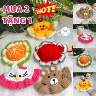 Dog and cat hats, dog hats, cute wool cat hats, diverse designs, HELLOPET dog and cat accessories