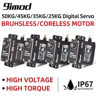 9imod Waterproof Brushless Coreless Servo 50KG 45KG 35KG 25KG 180 Degree Aluminum Digital Metal Gear