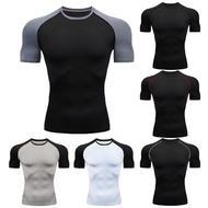 Men's Compression Cool-Dry Shirt - Ideal for Gym & Running