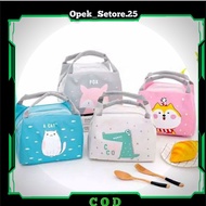 Cute Character Lunch Bag Cute Motif Lunch Bag Kids Lunch Box Cooler Bag Import