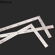 LILYES L Shape Ruler Woodworking Measurement Instruments Metal Stainless Steel Measuring Tool School
