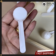 【Hot-DELA】50/100pc 5g White Plastic Measuring Spoon Gram Scoop Food Baking Medicine Powder❀