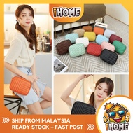 iHOME 1957 V Pattern Embroidered Chain Crossbody Small Square Bag Casual