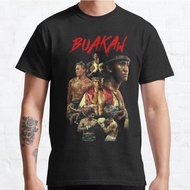 [Road] Kaos Baju Buakaw Muay Thai Legend Tribute Vintage T-Shirt-Original 1691 S-5XL Cotton Printed