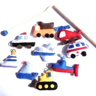 毛氈汽車套裝釣魚益智玩具兒童