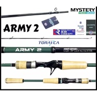 MYSTERY ARMY 2 TORAY CARBON FUJI FISHING ROD