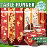 Table Runner - Tablecloth - Chinese New Year Table Runner Table Cloth Waterproof (min 1 pcs)