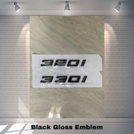 BMW 320I 330I BLACK GLOSS TRUNK EMBLEM FORSALE!