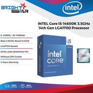 INTEL Core I5-14600K 3.5GHz 14th Gen LGA1700 Processor