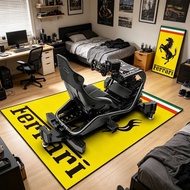 Good Quality Racing Simulator Flight Simulator Carpet F1 Racing Floor Mat Gaming Room Carpet Bedside