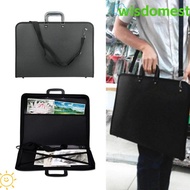 WISDOMEST 1Pcs A3 Folder Bag, Top Handle With Shoulder Strap A3 Drawing Board Bag, Student Artist Pa