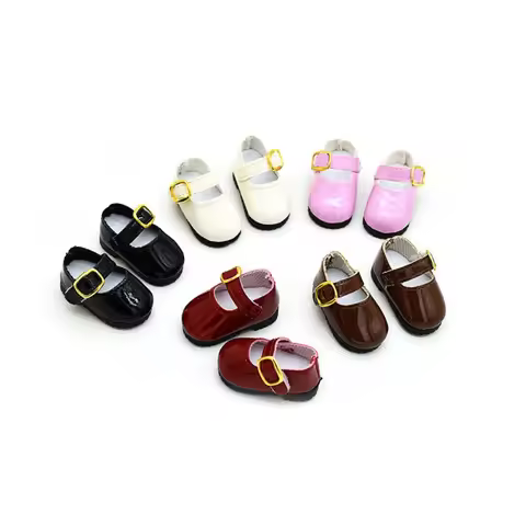 6 Points BJD Shoes For Fat Body Dolls Feet Length 4cm 5cm 30cm Dolls Small Leather Shoes Sneakers Ac