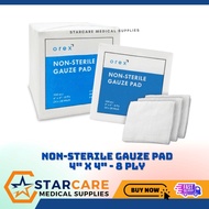 Non-Sterile Gauze Pad 4" x 4" - 8 Ply