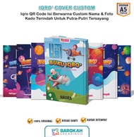 Iqro Ngaji Karakter Buku Iqro Custom Nama Anak dan Foto Jilid 1 Sampai 6 Berwarna ada Latin nya