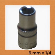 Lakoni atau Jetjo Mata sok 6 mm square 1/4 inch 6 point