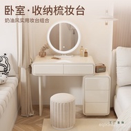 Lacquer Mini Modern Baking Style New Style Small Apartment Bedroom Light Luxury Cream Makeup 2025 Ta