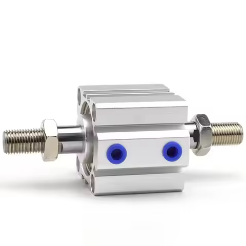 SDAD Bore 12/16/20/25mm Stroke 5 to 100mm SDAD12X5 SDAD25X100-B SDAD20X80-B Pneumatic Air Double Rod