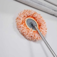 MATAHARI Sunflower Mop Rotary Rotating Head Microfiber Habuk Removal Mop Can Be Extended Over Cloth