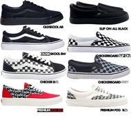 Vans Old Skool Shoes Sneakers Slip On Kasut Sarung Petak Checkerboard Checkered Men Women Shoe Lelaki Perempuan