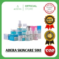 Skincare Viral Adera Paket 5 IN 1 ORIGINAL BPOM Facial Wash Toner Krim