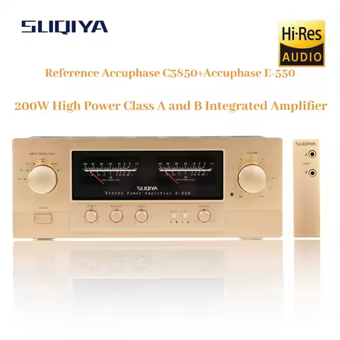 SUQIYA-Reference Accuphase C-3850 Preamplifier +Accuphase E-550 Class A and B Fully Balanced Bridged