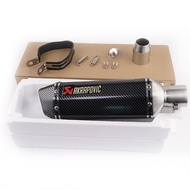 ท่อar Akrapovic 14นิ้วยาว ปลายท่อ2นิ้ว คาร์บอนเคฟล่าโลโก้เลเซอร์ มีจุกลดเสียง Honda ท่อเวฟ110i/125 R