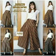 Promo PALAZO PARANG GENES/Celana Batik Kerja Wanita/Kulot Batik Kantor Cewek