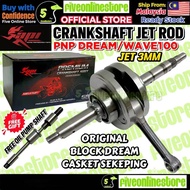 API Racing Crankshaft Jet Rod 3MM For EX5 DREAM WAVE100 W100 Crank Shaft Assy 100% ORIGINAL