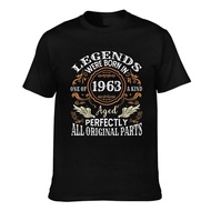 Fashion Printed Vintage 1963 Classic Turning 60 Years Casual Tshirt For Men