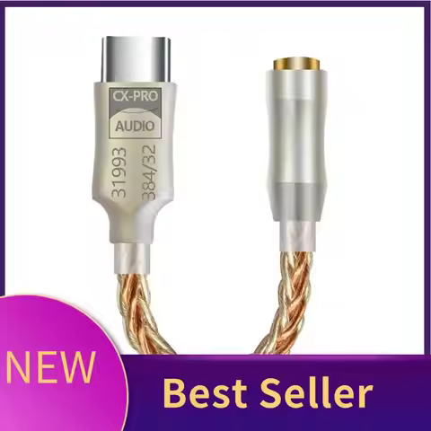 HFES 1 PCS CX31993 Hifi DAC Type C To 3.5Mm Headphone Amplifier Audio Decoder Metal A