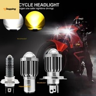 MK1  1Pc Universal 9V-80V 2000LM Dual Color Headlight Bulbs BA20D H4 H4Mini LED Motorcycle Hight BA2