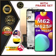 LCD WITH FRAME SET SM SAMSUNG M62 M625F SM-M625F LCD DISPLAY TOUCH SCREEN DIGITIZER
