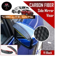 🔥SG SELLER🔥 Honda Jazz/Fit GK GK3 GK5 Shuttle Side Mirror Cover Carbon Fiber Visor Sun Glare Rain Protection Accessories