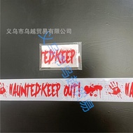 Halloween Caution Tapes Warning Safety-Tape Zombie Caution Tape Keep Out Caution Tape Halloween Part