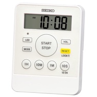Seiko Clock Desktop Clock Alarm Clock Digital Timer Maximum 9 hours 59 minutes 50 seconds (countdown) Life Waterproof Body Size: 8.3x6.4x2cm MT718W