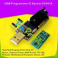 USB Programmer IC Eprom CH341A Module Flash Program BIOS Eeprom 24 25 FPTS1866