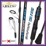 AJIKING SAFARI ZIG Spinning Rod 5'6"-6'6FT PE2-4 Jigging Fishing Rod Joran Solid Carbon Jig Tackles