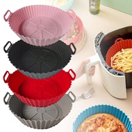 【Ilisland】4Pcs Air Fryer Silicone Liners Air Fryer Silicone Pot Reusable Silicone Air Fryer Liners F