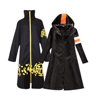 Anime One Piece Trafalgar D. Water Law Cosplay Windbreaker Coat