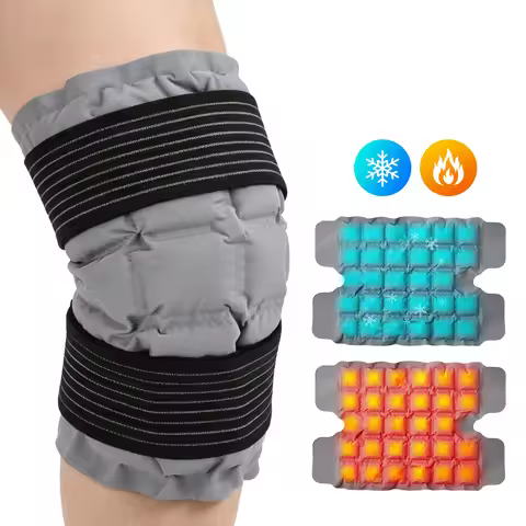 Portable Knee Ice Pack Wrap Ice Pack Reusable Cold Pack Wrap Hot Cold Compress 360° Wrap Design Phys